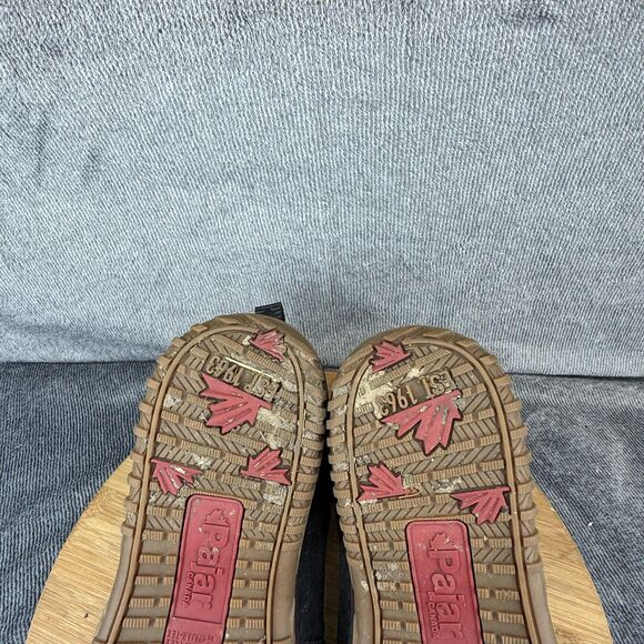 Pajar Boots Womens Size 8-8.5 Black Pajar-Tex Waterproof Faux Fur Side Zip EU 39 - Picture 8 of 10